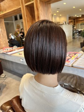 アドラーブル 駅南店(adorable) 小顔補正立体カット×ナチュラル丸みボブ 10代20代30代40代50代