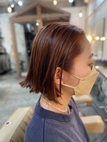 ヴァージ(Verge)&nbsp;レイヤーカット/ウェーブパーマ/前髪/こなれミディ[代官山駅]