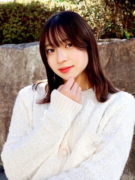 セシル ヘアー(Cecil hair) ゆる巻き/鎖骨ミディ/顔周りレイヤー/モテ髪