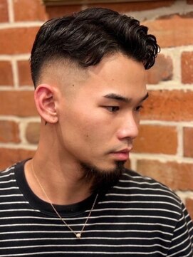 ヒロギンザバーバーショップ 新宿店(HIRO GINZA BARBER SHOP) スキンフェード×ナチュラルパーマ