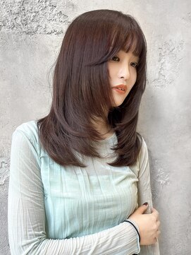 ロンドローズ 名古屋(Lond damaskRose) 顔周り ダブルカラー 名駅 ブリーチ 髪質改善 ボブ 韓国832