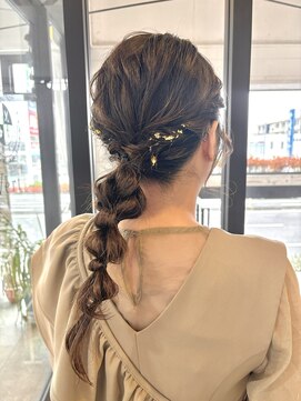 ヘアーブランドジン ヴェール(HAIR BRAND Jin Vert) 金箔×ぽこぽこあみおろし
