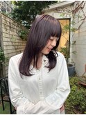 ブリーチなしラベンダーピンクカラー