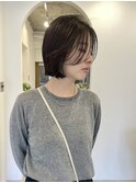 大人っぽい黒髪ボブ