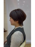 ゆるやかくびれショートヘア