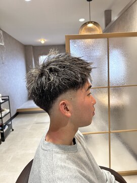 エフ 西大寺(ef) フェードカット+ハイライトメッシュ