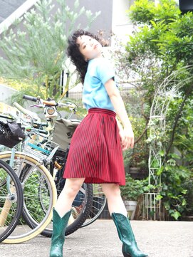 リブロ 三軒茶屋(LIBRO) カジュアル系×ウェーブウルフスタイル