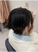 ツインお団子【クランルシェ】ヘアセット/ヘアメ/心斎橋