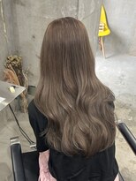 ラック 表参道(LUCK)&nbsp;ハイライトシアーベージュ/グレージュ/細めハイライト/表参道