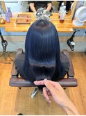 ブリーチ毛でもこのツヤ感！髪質改善トリートメント