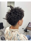 スパイキーショートスパイキーパーマ