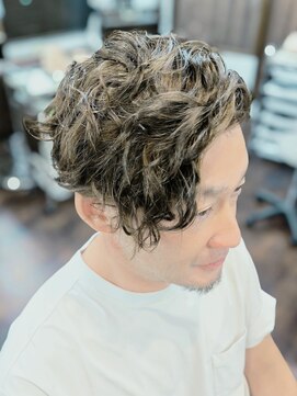 エクラートエール 大宮東口店(ECLART aile) 【Anne】大人男子バーバー風スパイラルパーマ【MENS】