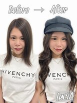 ルシア 京都四条河原町烏丸(LuciA)&nbsp;【レミー100%/54cm】シールエクステ×Before×After