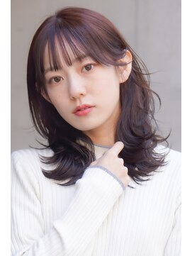 クレオ パセーラ店(CLEO) ミディアムレイヤースタイル