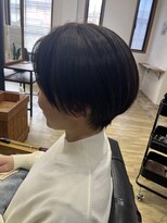 ルーフ ヘア アンド リラクション(RooF Hair and Relaxation)&nbsp;うる艶ストレート×ショートヘアスタイル