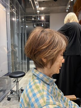 アルトル 池袋2nd(altru) ◇大人40代50代60代ショートボブ丸みショート白髪ぼかし