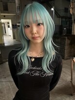 クペウイビ 心斎橋(cope'u yive)&nbsp;ミント/ダブルカラー/ケアブリーチ/ブロンド/心斎橋