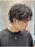 越谷20代30代メンズニュアンスパーマスタイル爽やかメンズカット