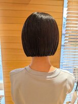 オーガニックエコ 川越(organic+eco)&nbsp;夏◎切りっぱなしボブ/ブリーチなしカラー/艶髪小顔