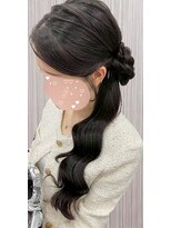 ベルグロー 北新地(BELLEGROW)&nbsp;サイドお団ハーフ くるみちゃん｜梅田・北新地ヘアセット