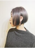 ハイトーングレージュボブ