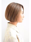 黒髪/クラゲヘアー/オリーブグレー/小顔/ココアベージュ