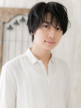 ミスターアンドミセス ファミリーカットサロンビーンズ 草加店(Mr&Mrs Beans) くせ毛風パーマでネビージュグランマッシュ！B