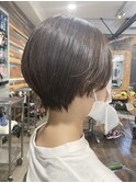 大人の外国人風カラーショート