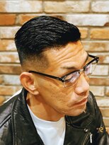 ヒロギンザバーバーショップ 丸の内店(HIRO GINZA BARBER SHOP)&nbsp;アイパー×サイドパート×フェードカット【東京/丸の内/大手町】