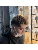 ヒロギンザ 横浜店(HIRO GINZA)&nbsp;スキンフェード×ツイストパーマ