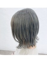 アロマ ヘアー ルーム 新宿3号店(AROMA hair room) 外ハネボブこなれミディダークアッシュハイライト/新宿