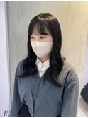 【YOKE】シアーグレージュ/暗髪/艶カラー/10代20代