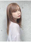 ハイトーン透明感×柔らかストレート_Tsubasa