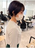 くびれ丸み大人前髪あり暗髪20代30代40代
