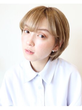 アイ(I.) 【 Ｉ. 】30代からのナチュラル前下がりショートボブ　川口