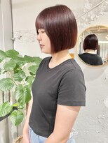 クリアーオブヘアー 栄南店(CLEAR of hair) ピンクブラウン × ボブ