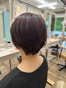 ヘアーザラブズラフズ オーガニカ 北九州(HAIR THE LOVES LAUGHS ORGANICA) 落ち着いたパープル＊