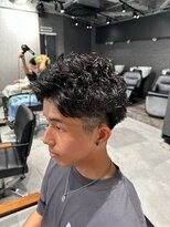 ネクストゼロ(NEXT zerO) 短髪 平巻きパーマ