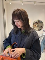 スタン 渋谷(Stam)&nbsp;ブリーチなしベージュカラー長めボブレイヤー