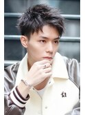 爽やかショートアップバングメンズショート10代20代30代/40代