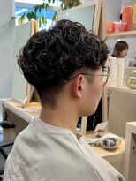 サロンドジョー(salon de joe)&nbsp;メンズパーマツイストスパイラルパーマシャドウパーマショート