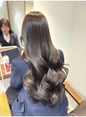 ブラウンカラー/韓国風巻き/チョコレートブラウン