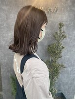 エム インターナショナル 春日部本店(EMU international)&nbsp;プツッとミディアム*透 明感カラー