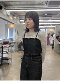 顔まわりレイヤーボブ