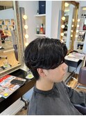センターパート×ニュアンスパーマ☆