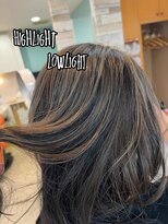 ヘアー バイ ミーズ(hair by Mii’s)&nbsp;ハイライトとローライト グレージュ