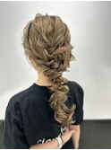 long  hair arrange
