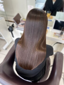 ハピネス 西大寺店(Happiness) 髪質改善トリートメント ブラウンカラー レイヤーカット