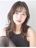【赤みを消して透明感のあるカラーにしたい方に】　Ｗカラー＋トリートメント