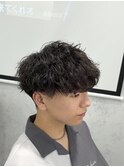 外ハネシャドウパーマ